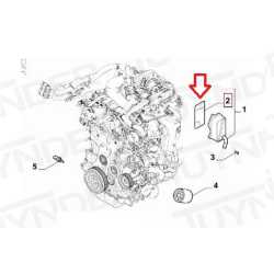 JEEP COMPASS  յուղի ռադյատորի միջադիր, Прокладка масляного радиатра